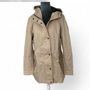 Hunter Tan Hooded Jacket Size M